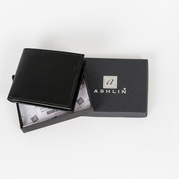 NIB Ashlin RFID leather Bi-Fold Wallet - Picture 2 of 6